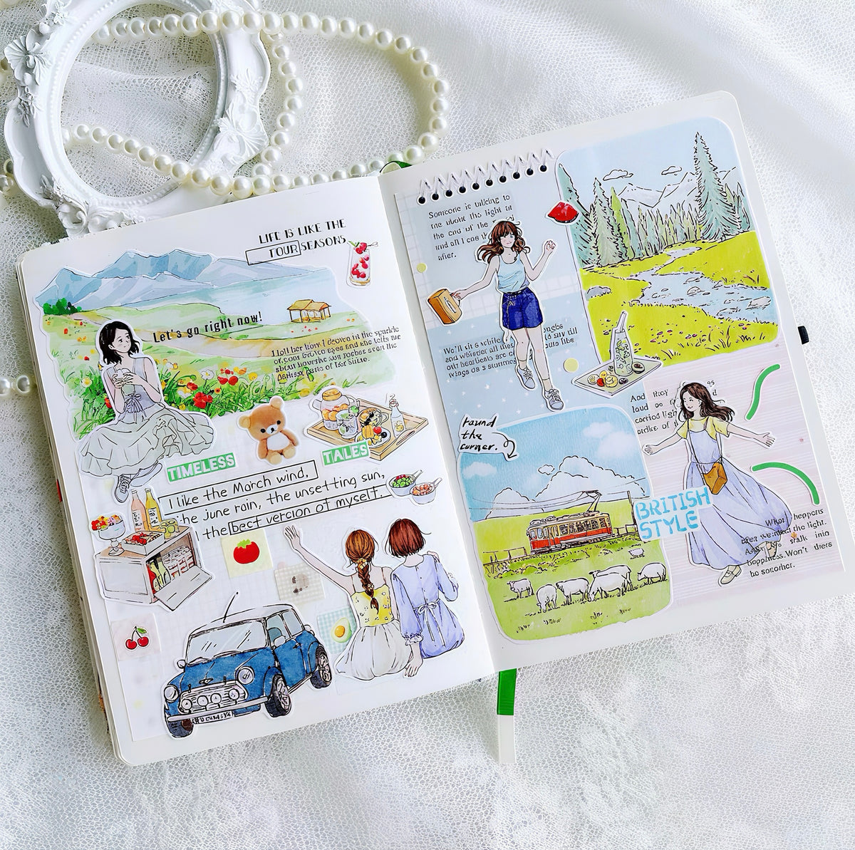 Holiday Journey Scenery Die‑Cut Tape