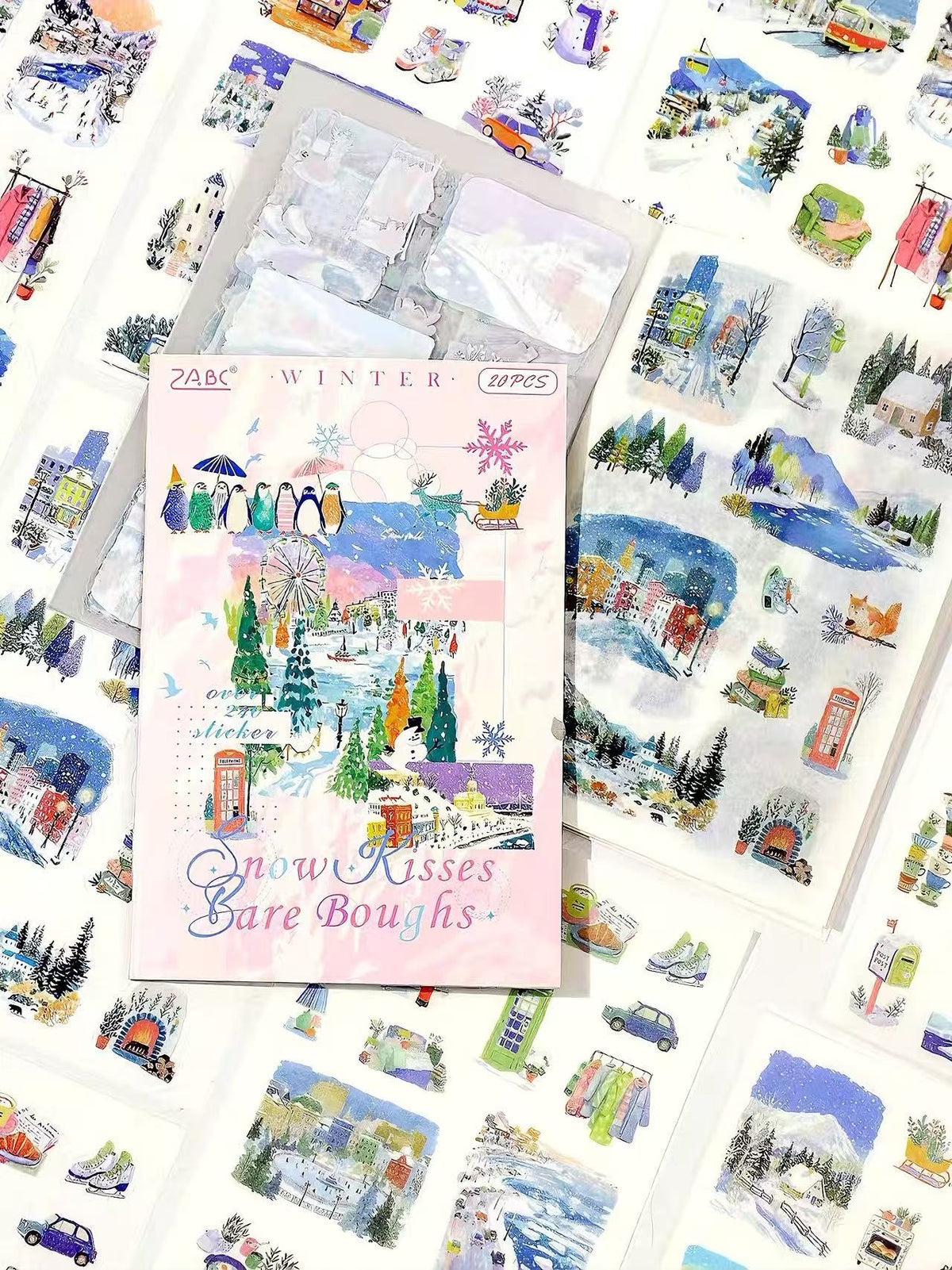 Seasonal Scenery PET & Washi Journal Sticker