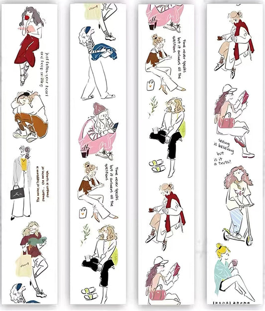 Daily Life Aesthetic Stickers for Journaling, Scrapbook Supplies, and Ephemera