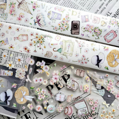 Flower Fashion Decor Die‑Cut Tape