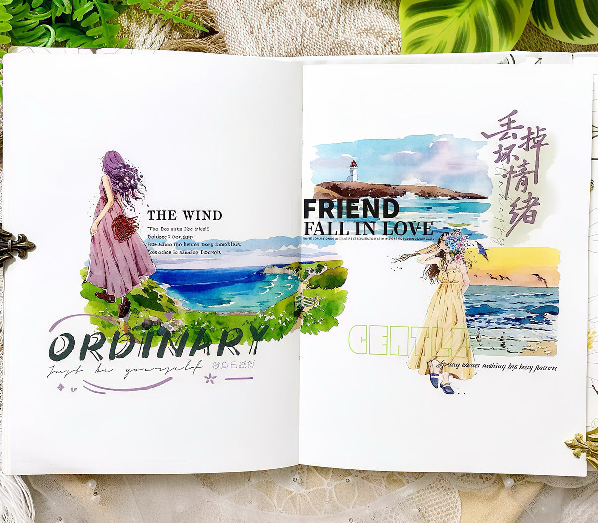Sunset Ocean Coast View Die‑Cut PET Tape