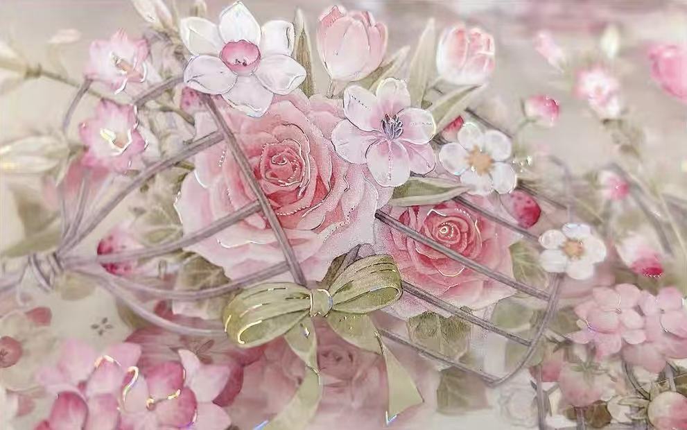 Pastel Tulips PET Tape