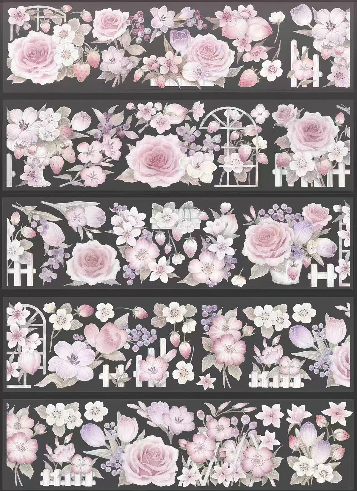 Pink Garden Fence PET Tape