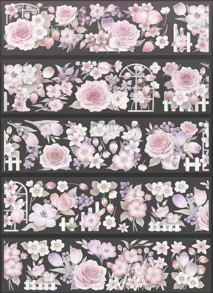 Pink Garden Fence PET Tape