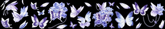 Sparkle Purple Butterfly Die-Cut Tape