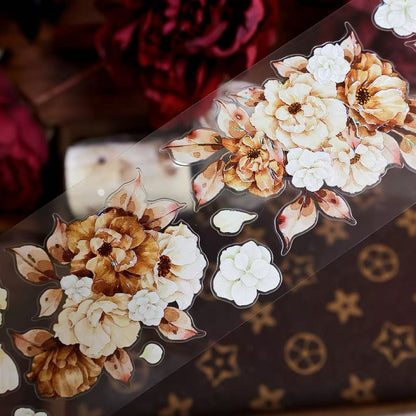 Bloomlight Vintage Floral Die-Cut Tape