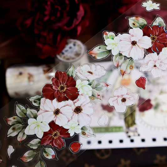 Bloomlight Vintage Floral Die-Cut Tape
