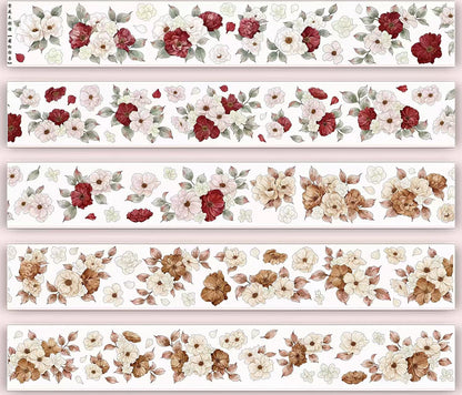 Bloomlight Vintage Floral Die-Cut Tape