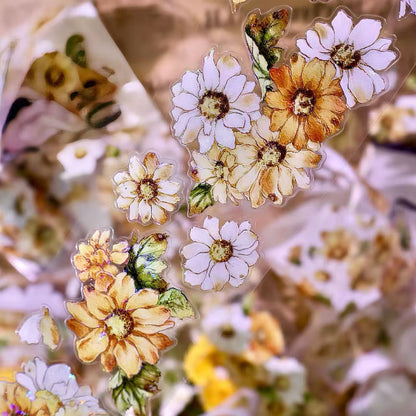 Golden Daisy Die-Cut PET Tape