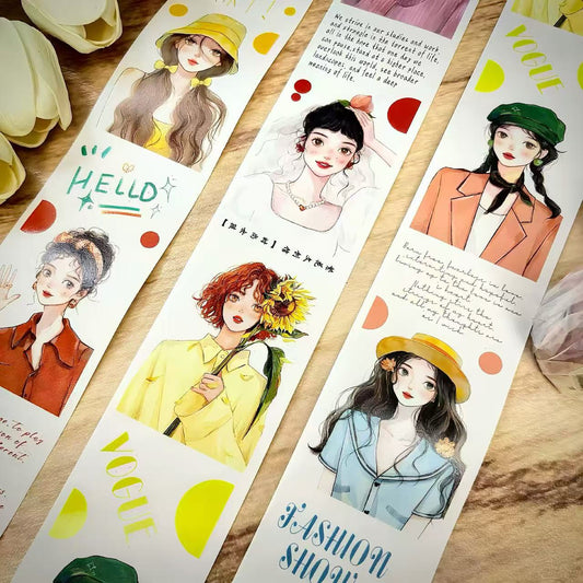 Fashion Girl Die-Cut Washi Tape