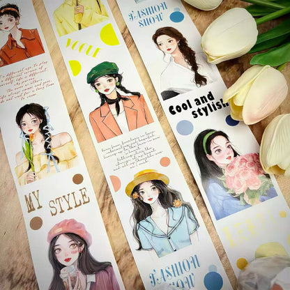 Fashion Girl Die-Cut Washi Tape