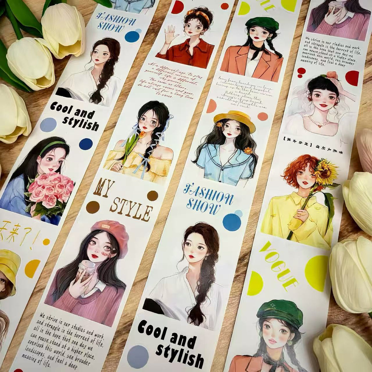 Fashion Girl Die-Cut Washi Tape