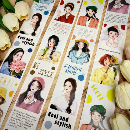 Fashion Girl Die-Cut Washi Tape