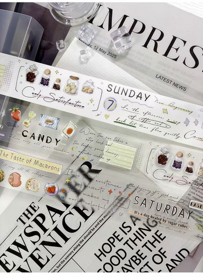 Daily Sweet Plan Die-Cut PET Tape