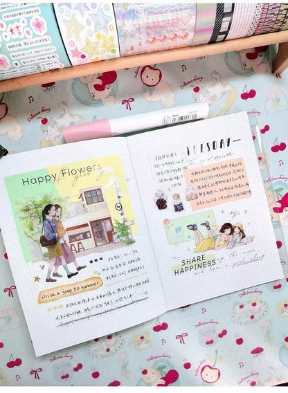 Daily Sweet Plan Die-Cut PET Tape