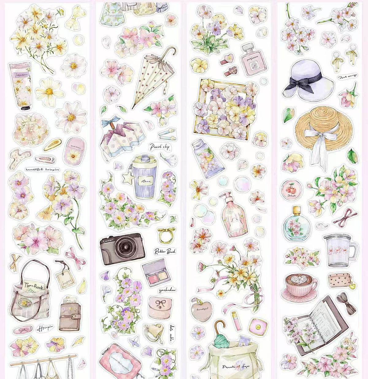 Flower Fashion Decor Die‑Cut Tape