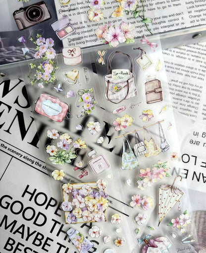 Flower Fashion Decor Die‑Cut Tape