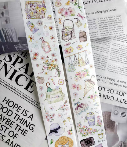 Flower Fashion Decor Die‑Cut Tape