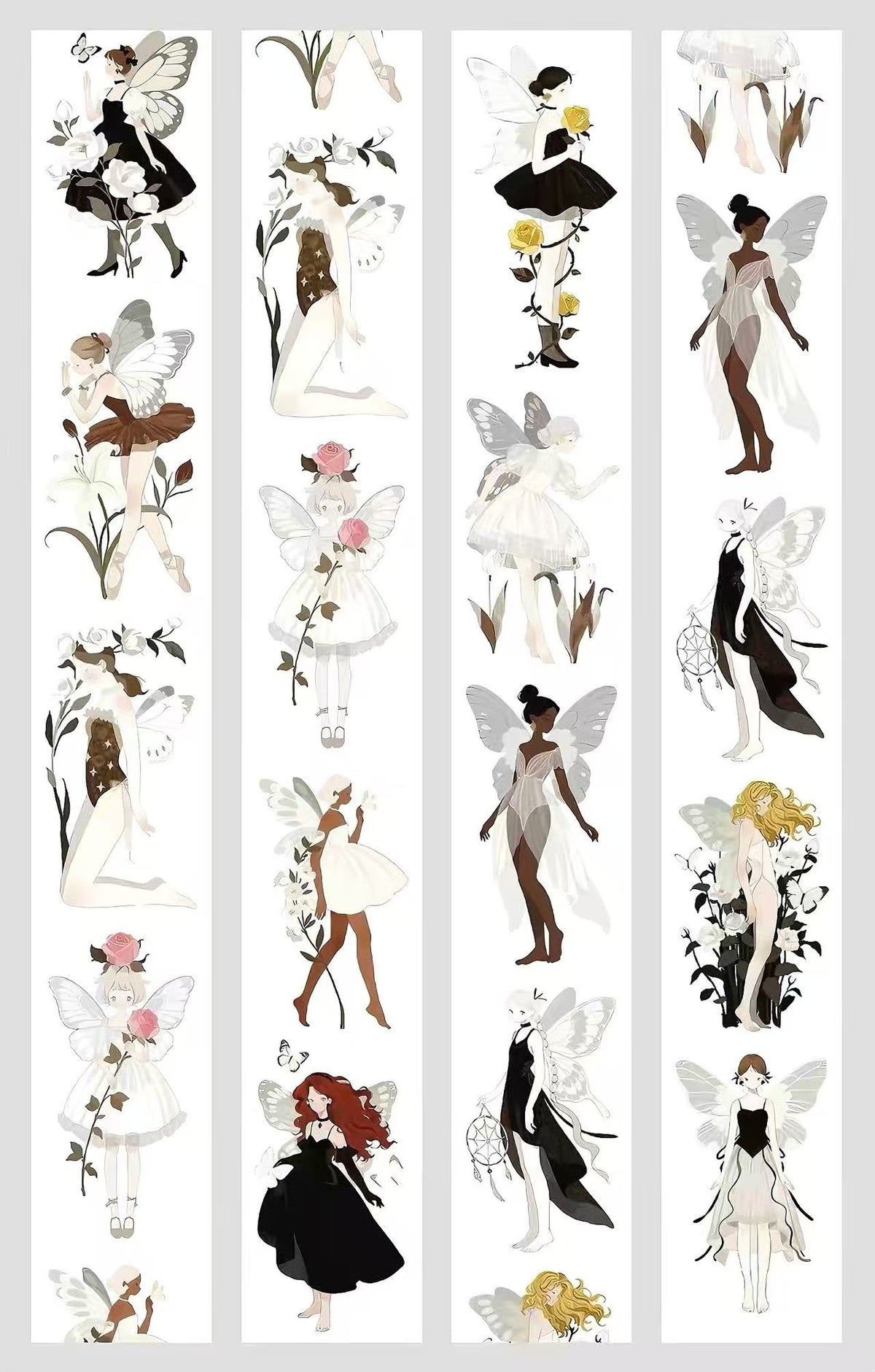 Winged Fairy Character Die‑Cut Tape