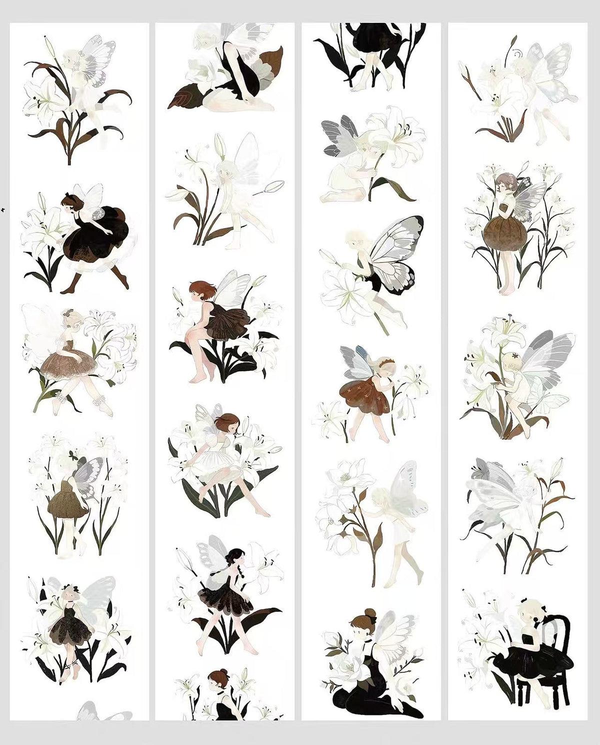 Winged Fairy Character Die‑Cut Tape