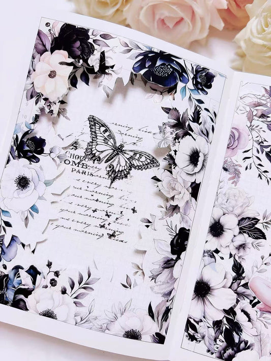 Vintage Butterfly Sheet Music PET Tape
