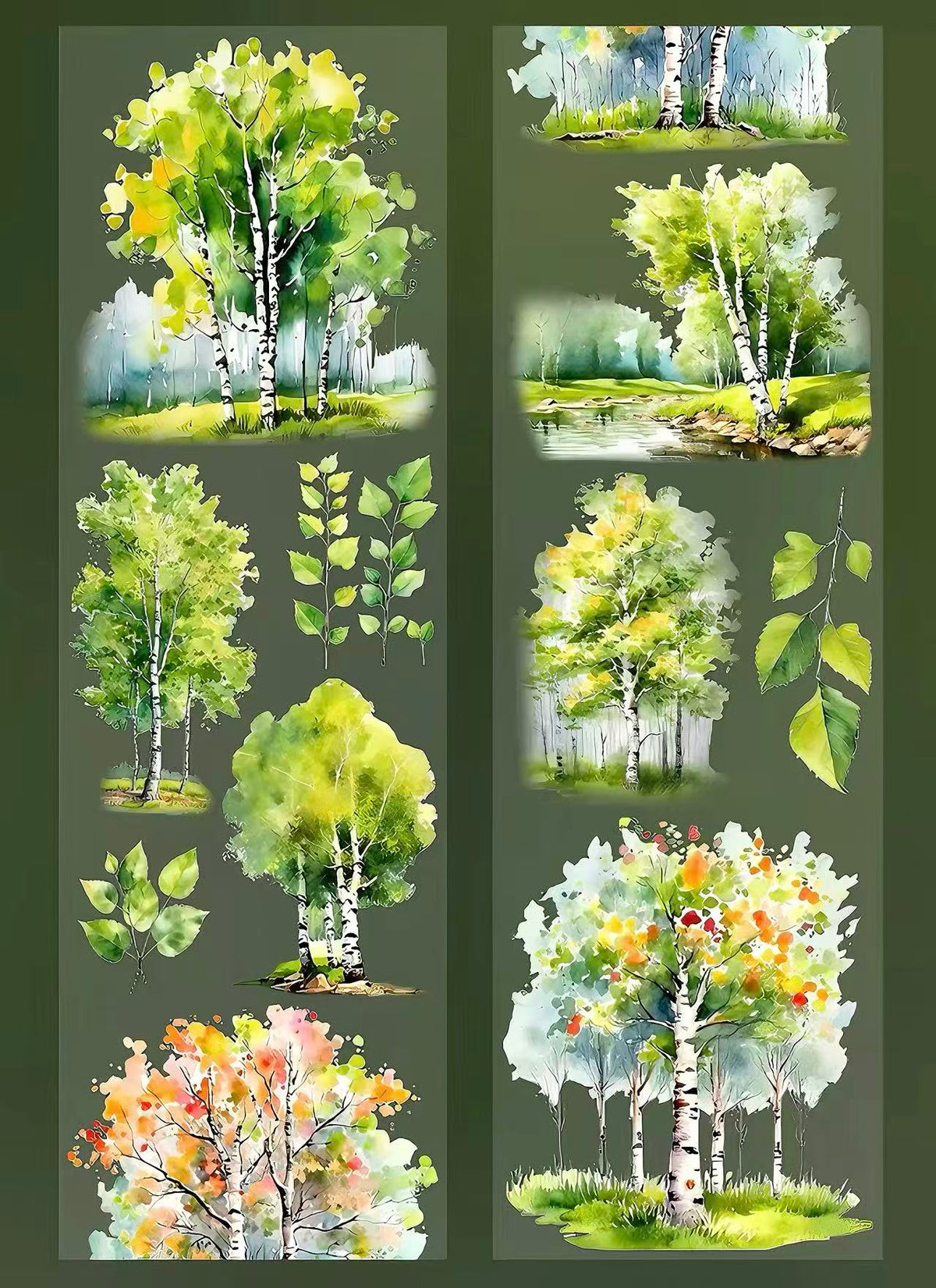 Seasonal Forest PET Tape