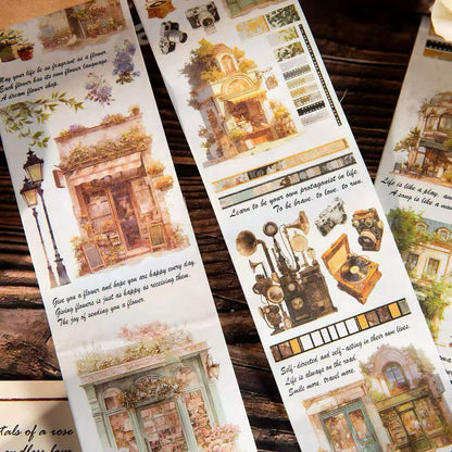 Vintage Town Shop Washi Tape
