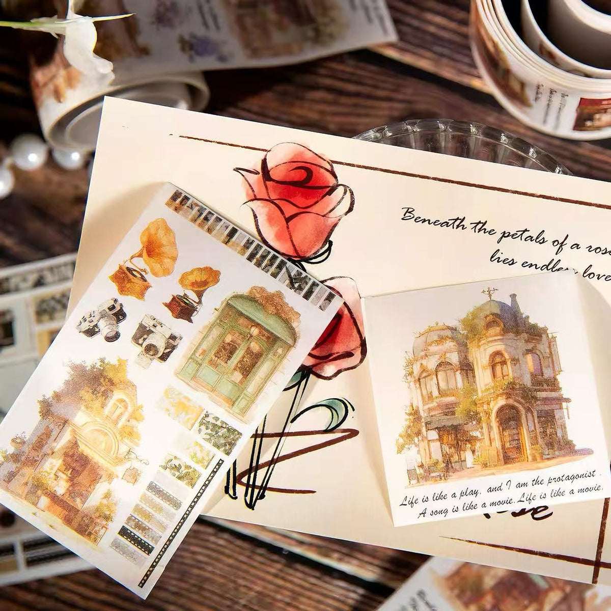 Vintage Town Shop Washi Tape