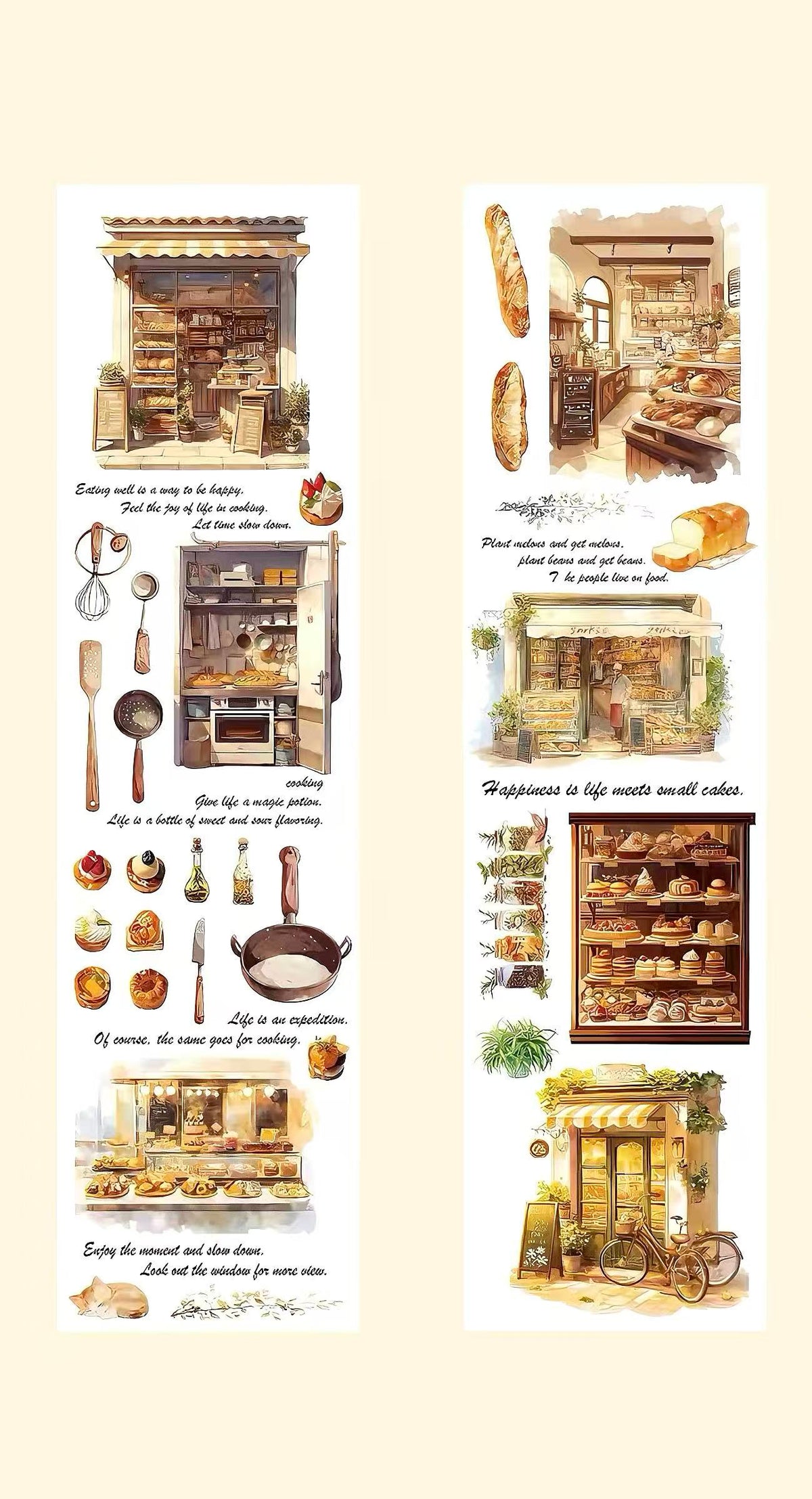 Vintage Town Shop Washi Tape