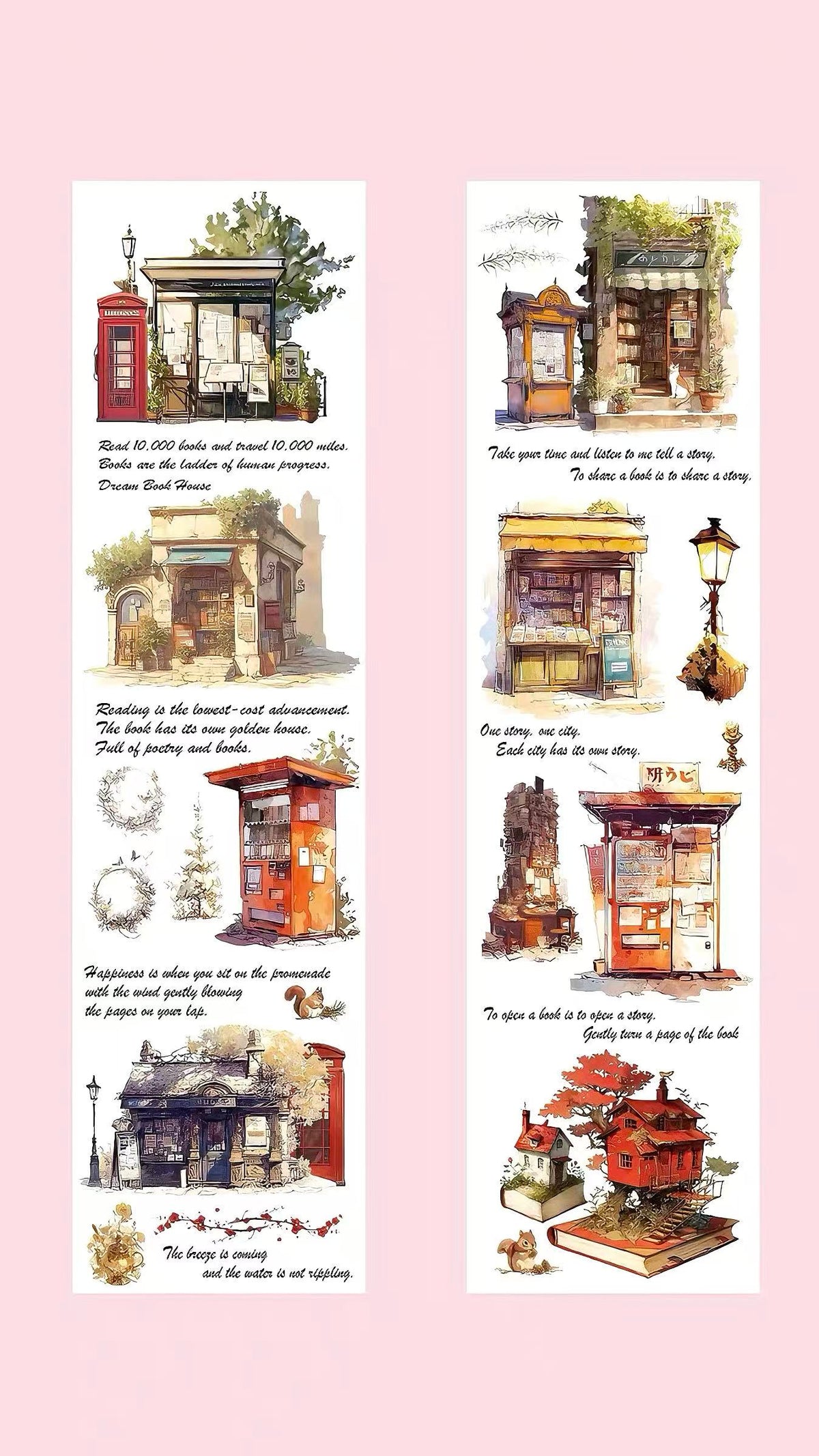 Vintage Town Shop Washi Tape