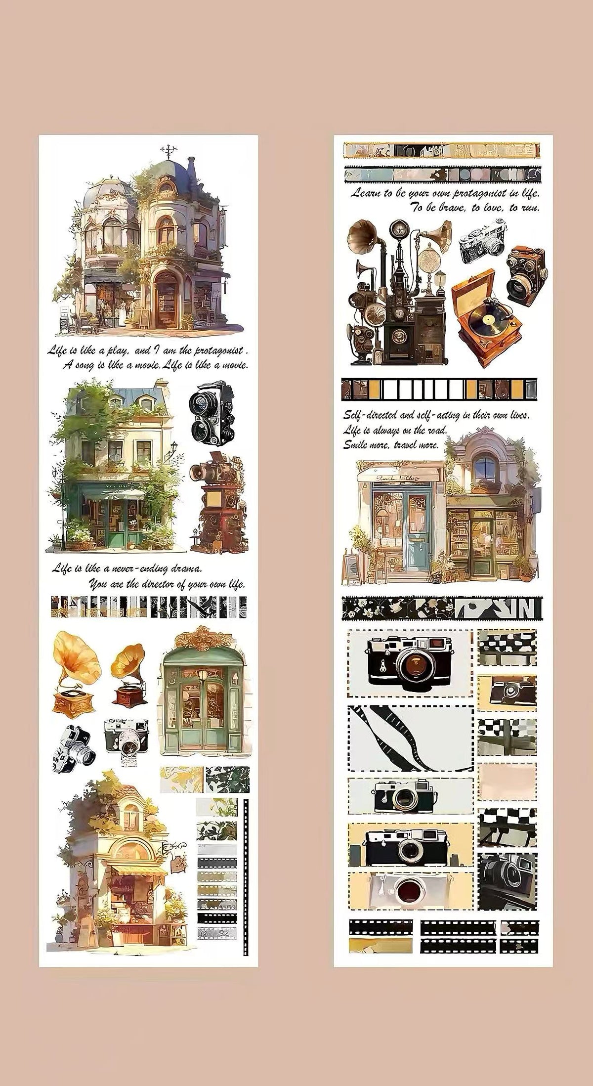 Vintage Town Shop Washi Tape