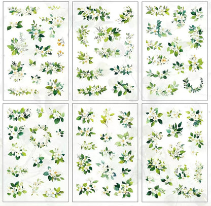 Blossom & Greenery PET Sticker