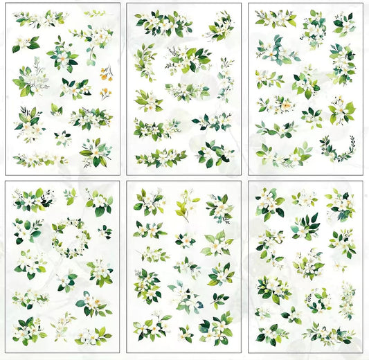 Blossom & Greenery PET Sticker