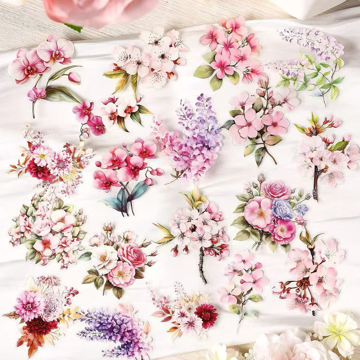Multi-Species Flower PET Sticker