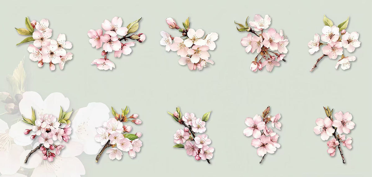 Multi-Species Flower PET Sticker