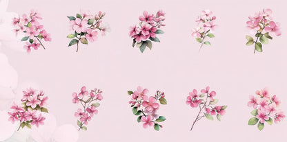 Multi-Species Flower PET Sticker