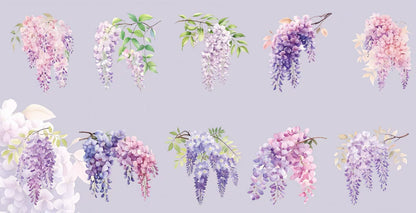 Multi-Species Flower PET Sticker
