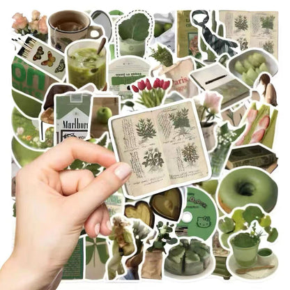 Green Aesthetic PET Sticker