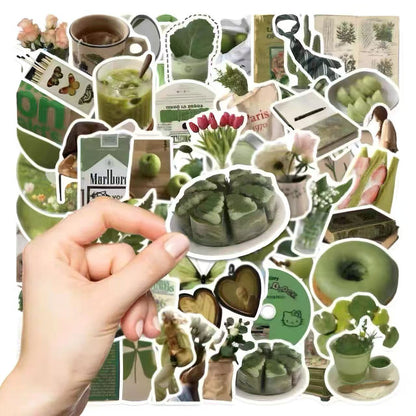 Green Aesthetic PET Sticker