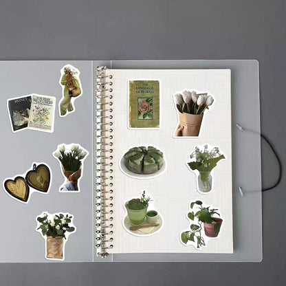 Green Aesthetic PET Sticker