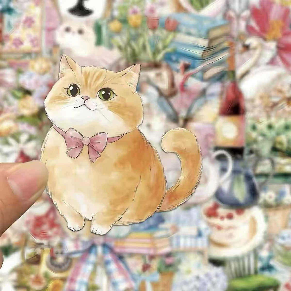 Vintage Fairy Tale PET Die-Cut Sticker
