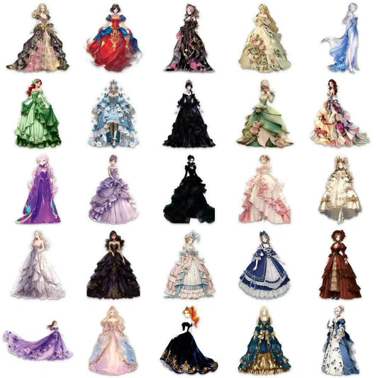 Fantasy Gown Theme PET Sticker