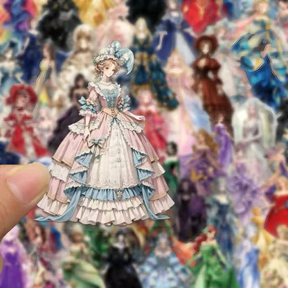 Fantasy Gown Theme PET Sticker