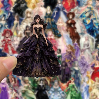 Fantasy Gown Theme PET Sticker