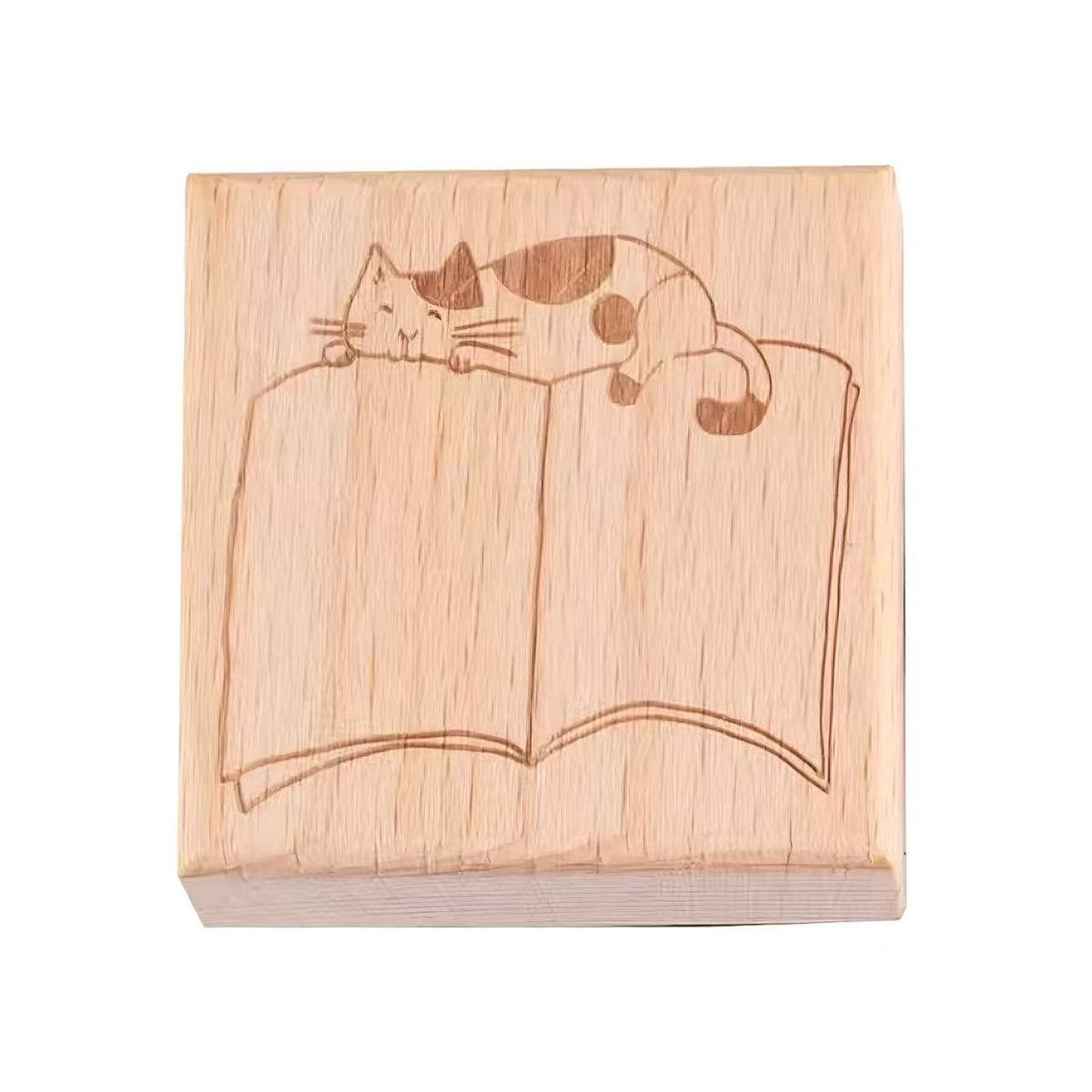 Hand-Drawn Animal Frame Wooden Stamp