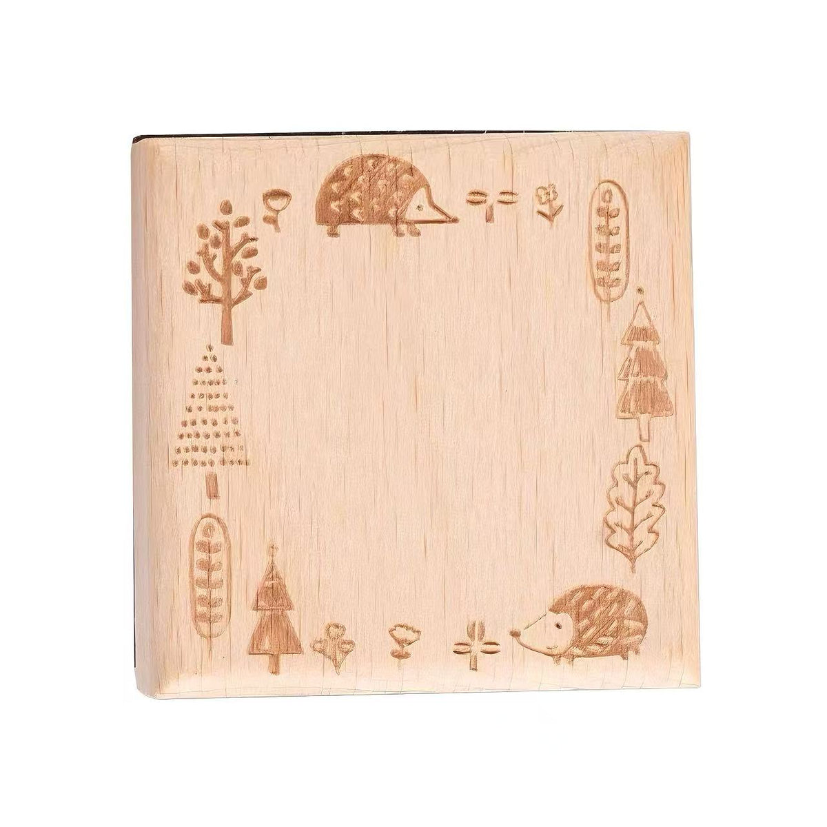 Hand-Drawn Animal Frame Wooden Stamp