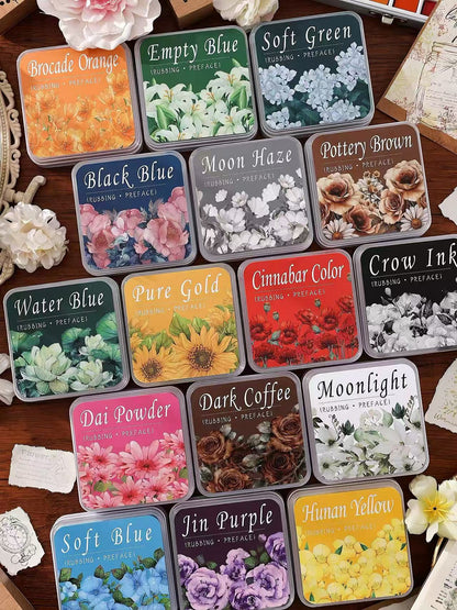 Floral Case Ink Pad