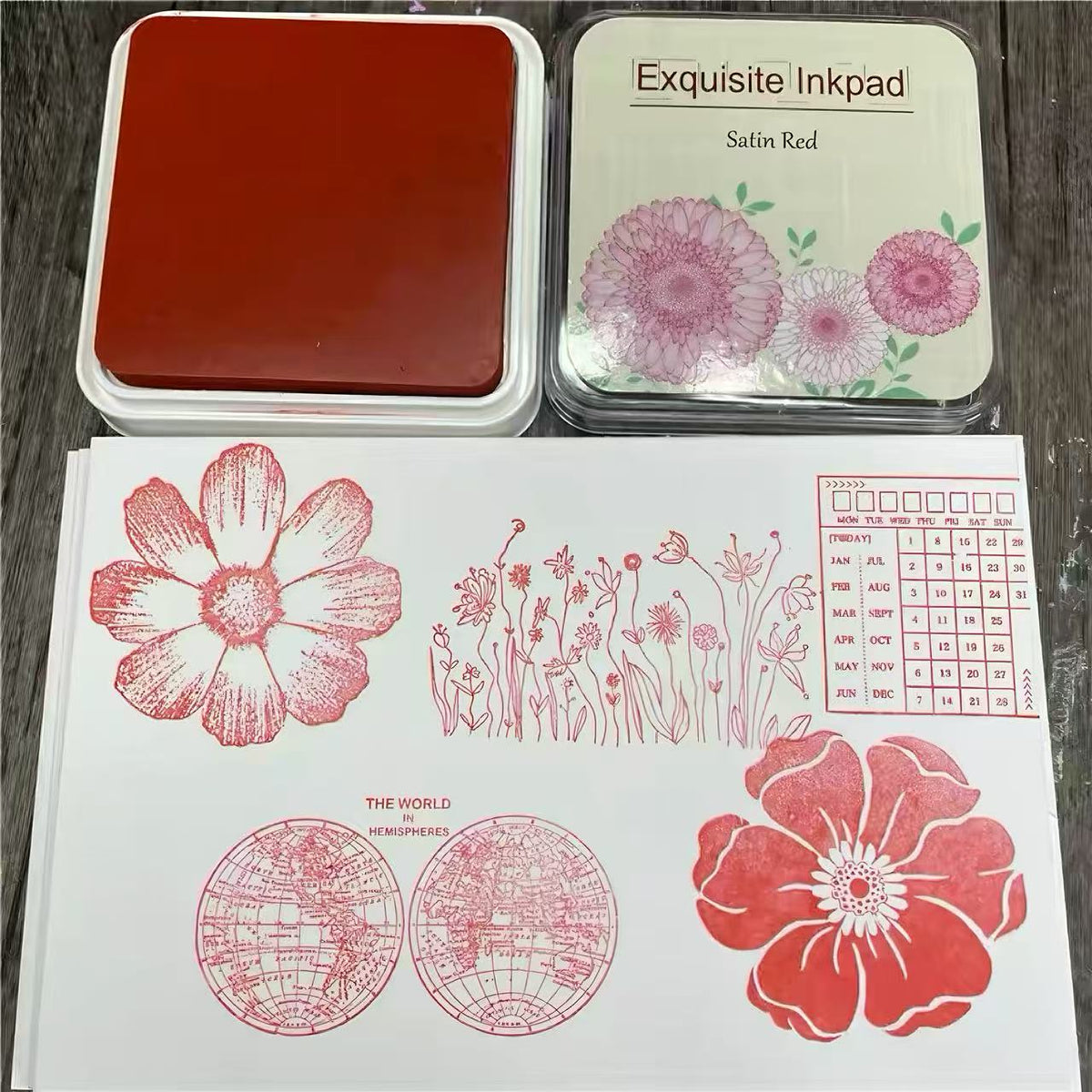 Vintage Botanical Ink Pad