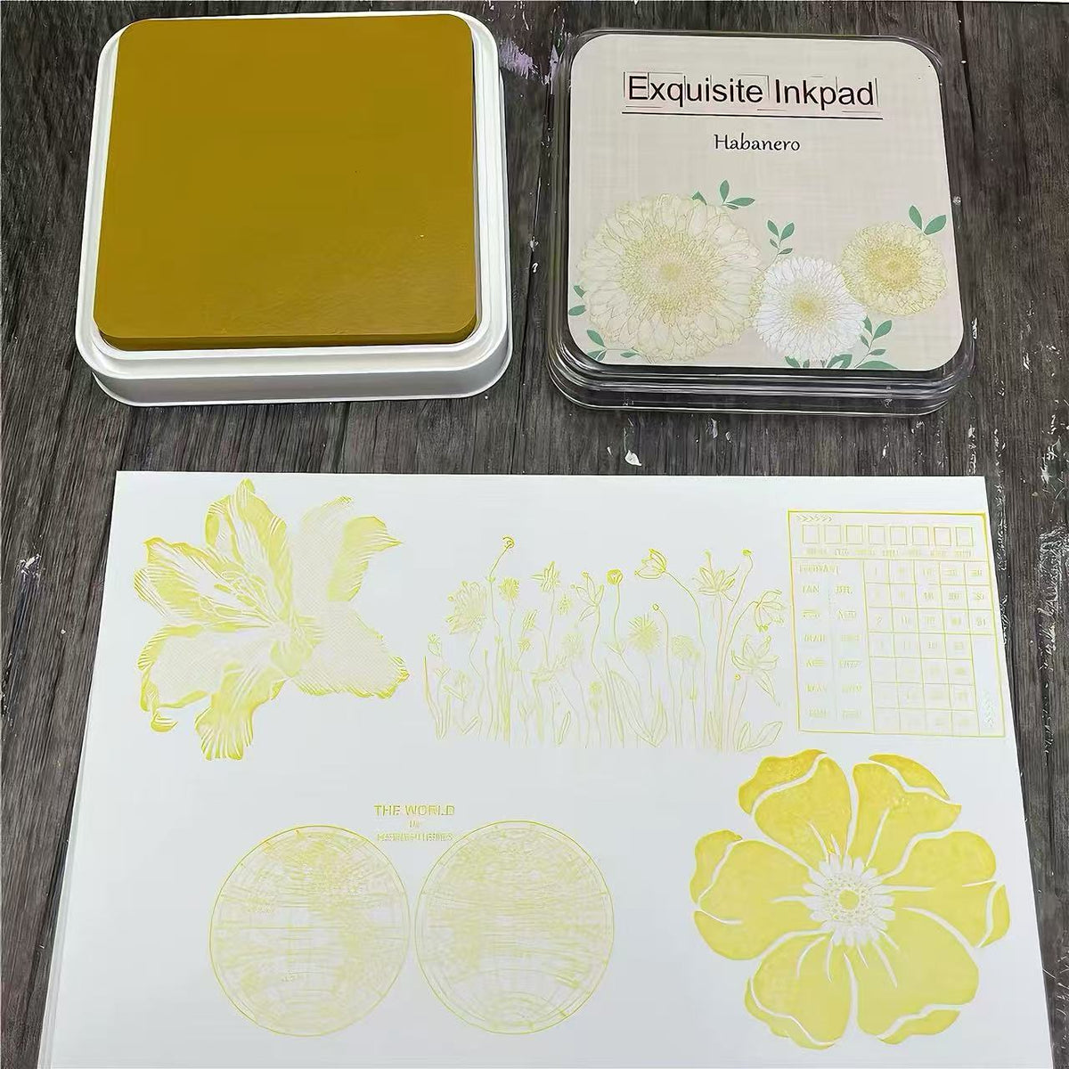 Vintage Botanical Ink Pad