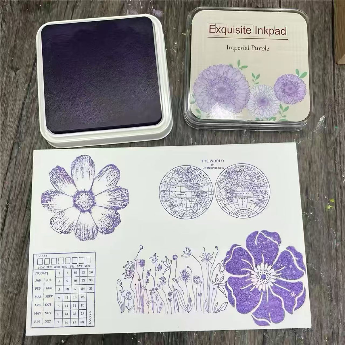 Vintage Botanical Ink Pad